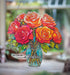 Everlasting Roses in Vase Personalised